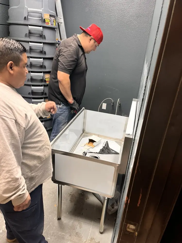 Commercial plumbing and sink installation in Altadena